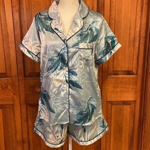 Missimia Pajama Set Polyester/Elastane Shorts and Shortsleeved Pajama Set. NWOT
